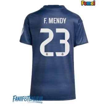 Real Madrid Ferland Mendy #23 Tricou Fotbal Replică 2025-26 Femei Deplasare